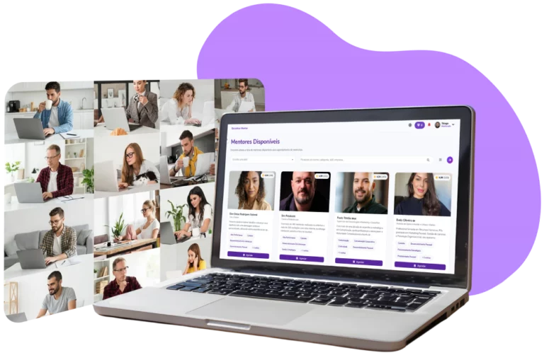 Plataforma eMentor Plus com mentores e matching inteligente