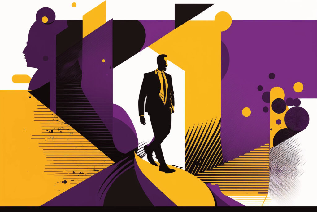 Ilustração de mentores de sucesso